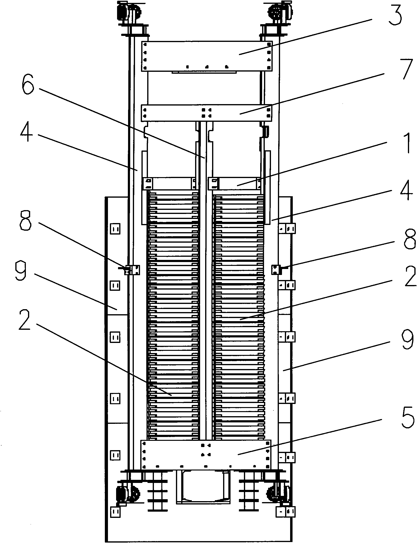 Counterweight device for elevator