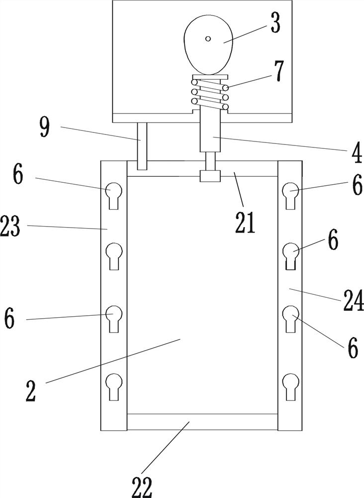 Anti-arc installation structure of cable compartment door of ring network cabinet