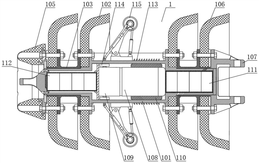 Three-dimensional magnetic flux leakage imaging detector in multi-section combined pipeline