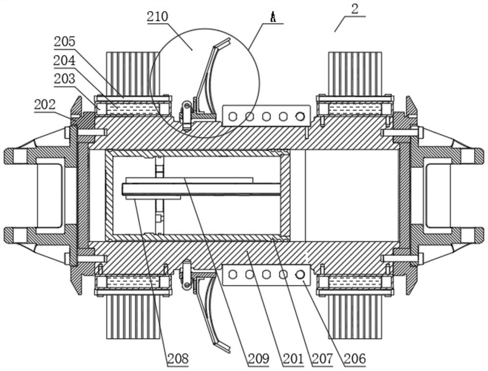 Three-dimensional magnetic flux leakage imaging detector in multi-section combined pipeline