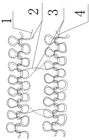 Knitted fabric containing real silk, processing equipment and weaving method