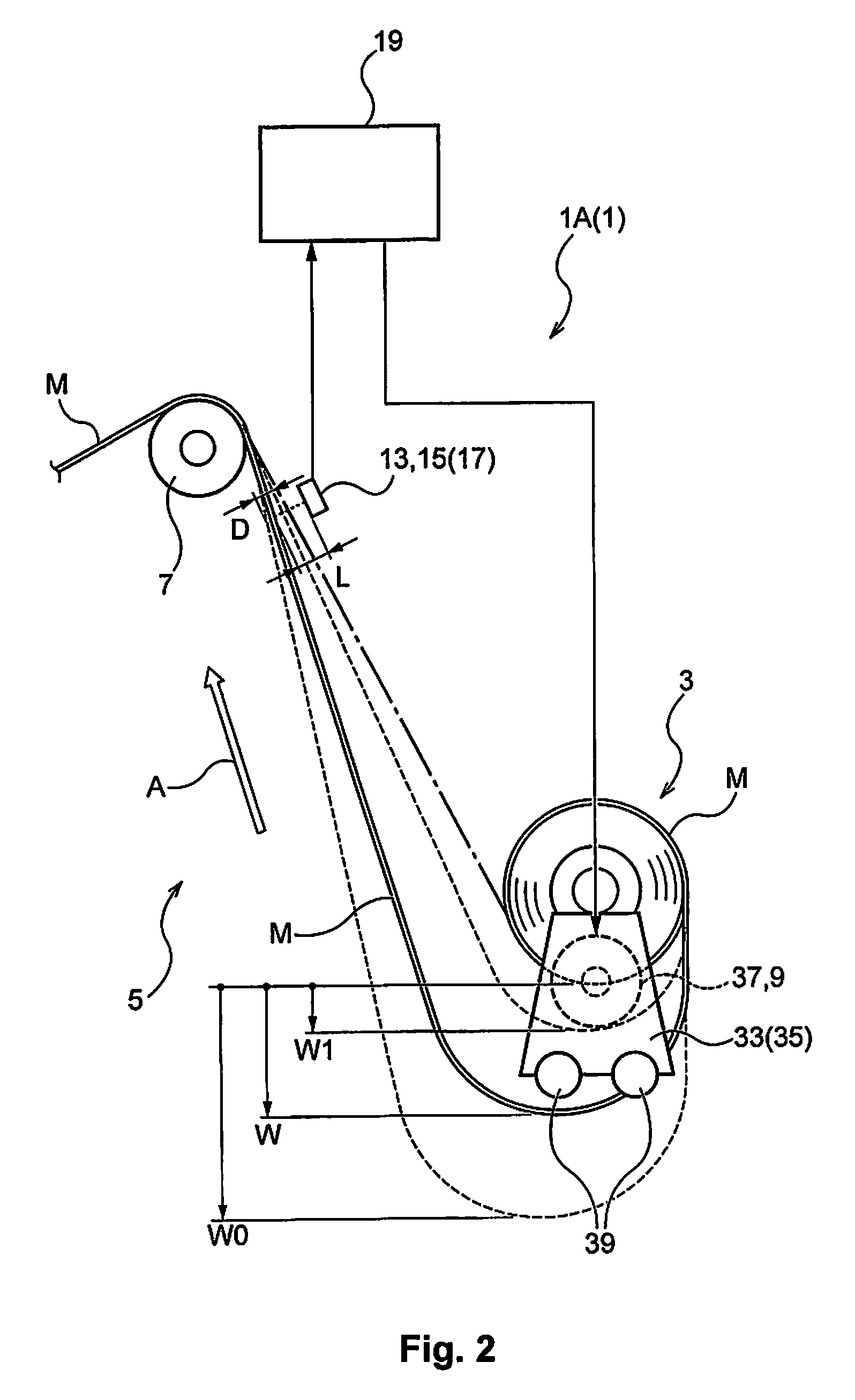 Liquid discharge device and media reel-out method