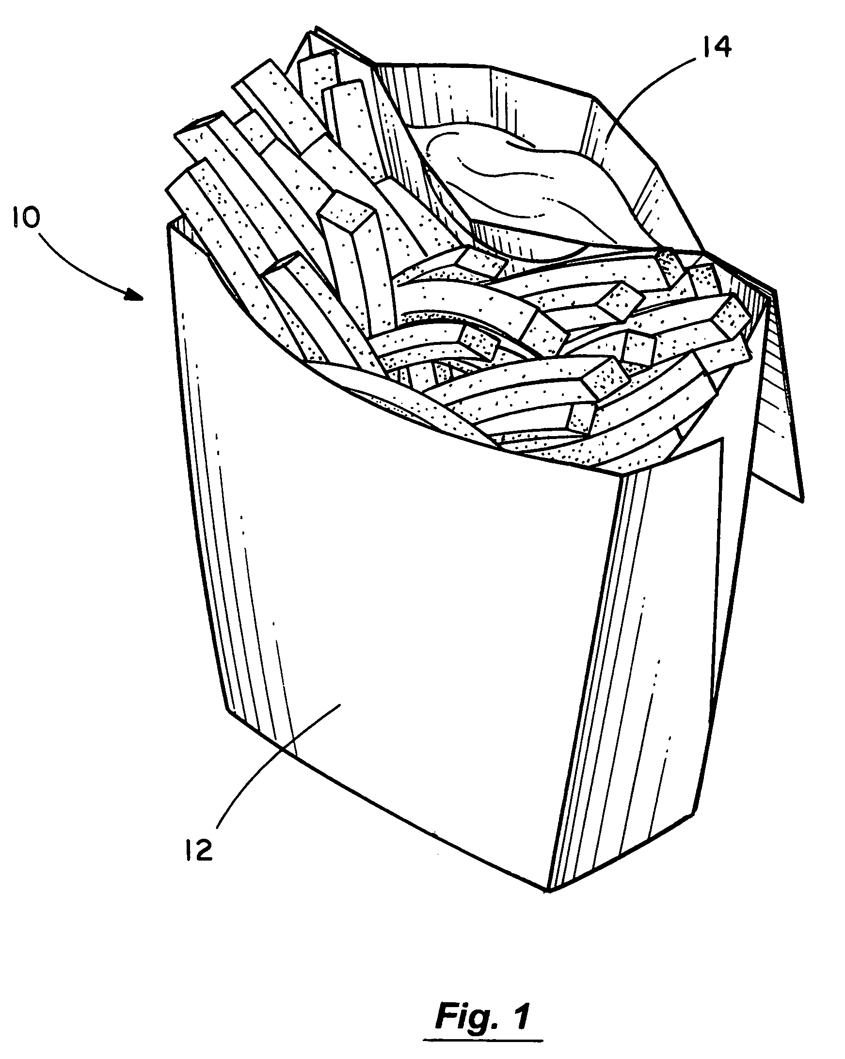 Container with integral compartments