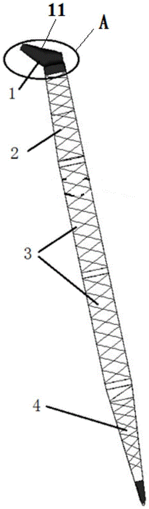 Structural member for engineering machine, cantilever crane, dynamic compaction machine and method