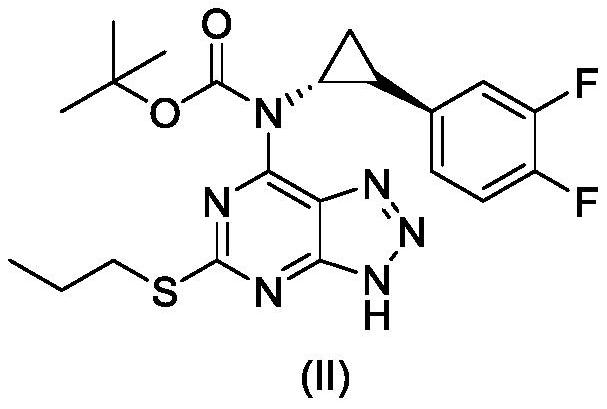 A kind of synthetic method of ticagrelor