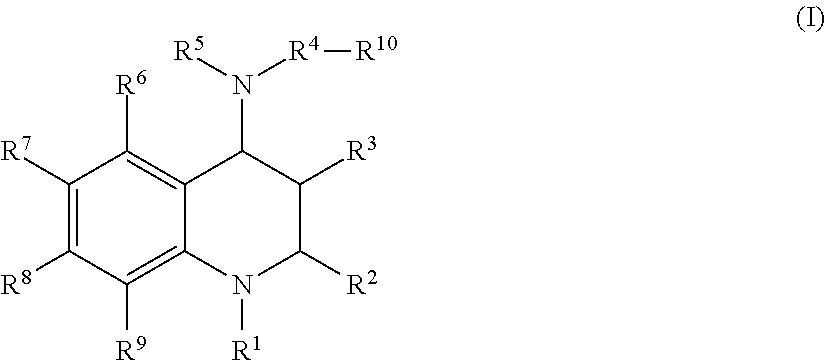Tetrahydroquinoline derivatives and a process for preparing the same