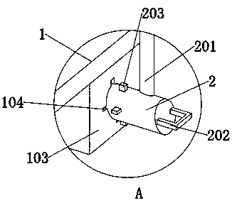 Mobile support based on corrugated paperboard production and provided with baffle mechanism