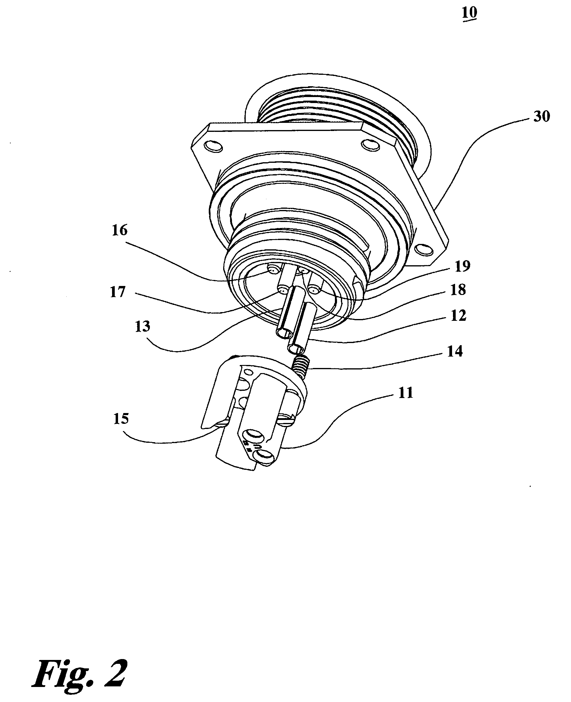 Expanded beam converter for mil-prf-83526/17 optical connector