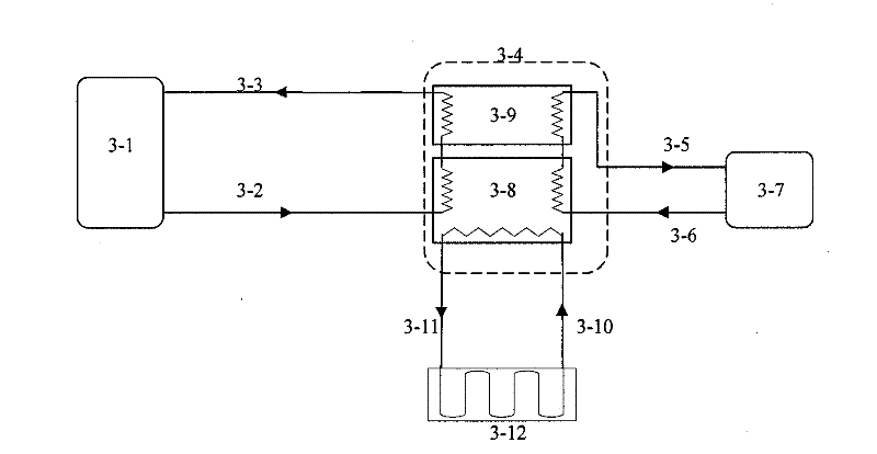 Geothermal-based central heating system using thermal-increasing heat supply machine unit and method thereof