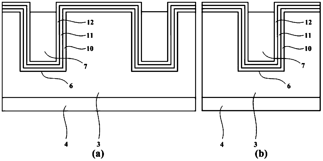 A trench Schottky barrier diode and method of making the same
