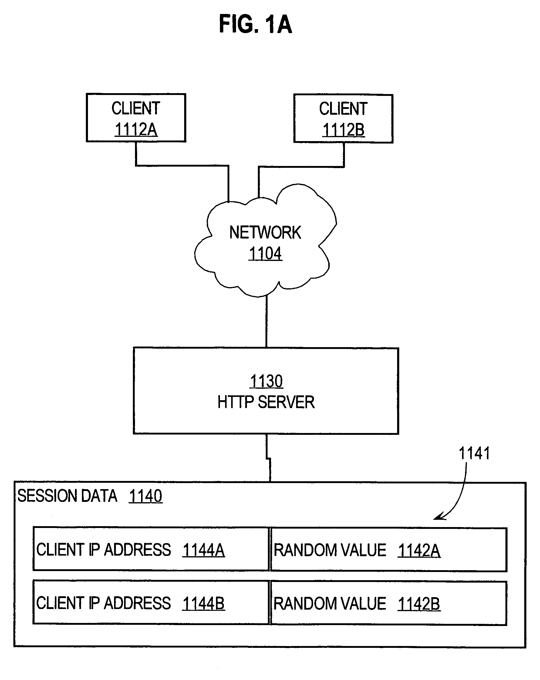 Selectively passing network addresses through a server