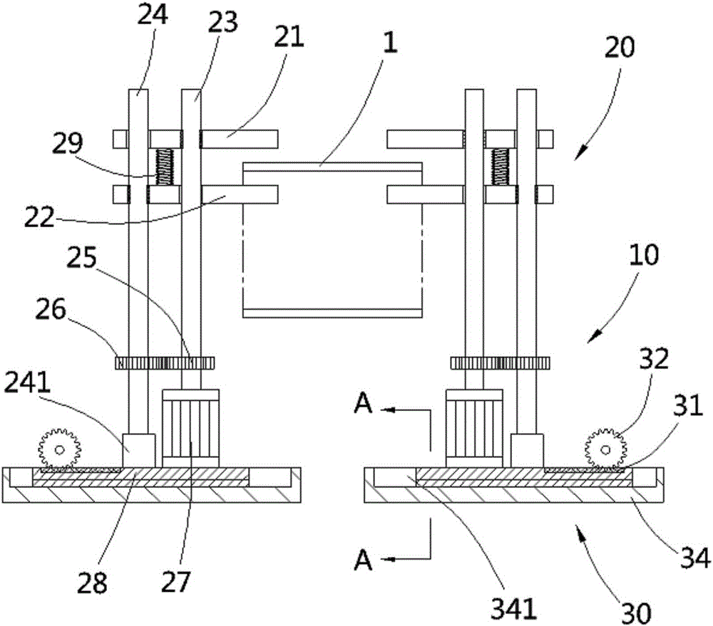 Deviation correcting device for guiding belt of cloth drying machine