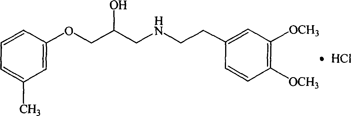 Method for refining bevantolol hydrochloride