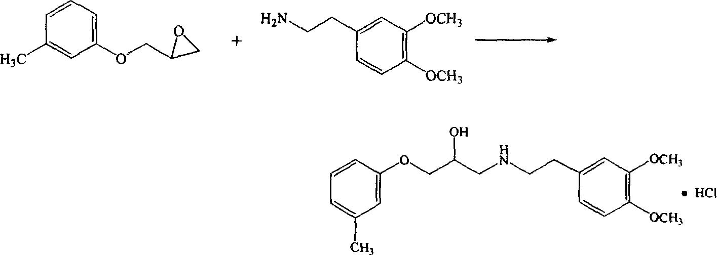 Method for refining bevantolol hydrochloride