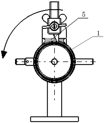 Guide pipe welding shrinkage control device