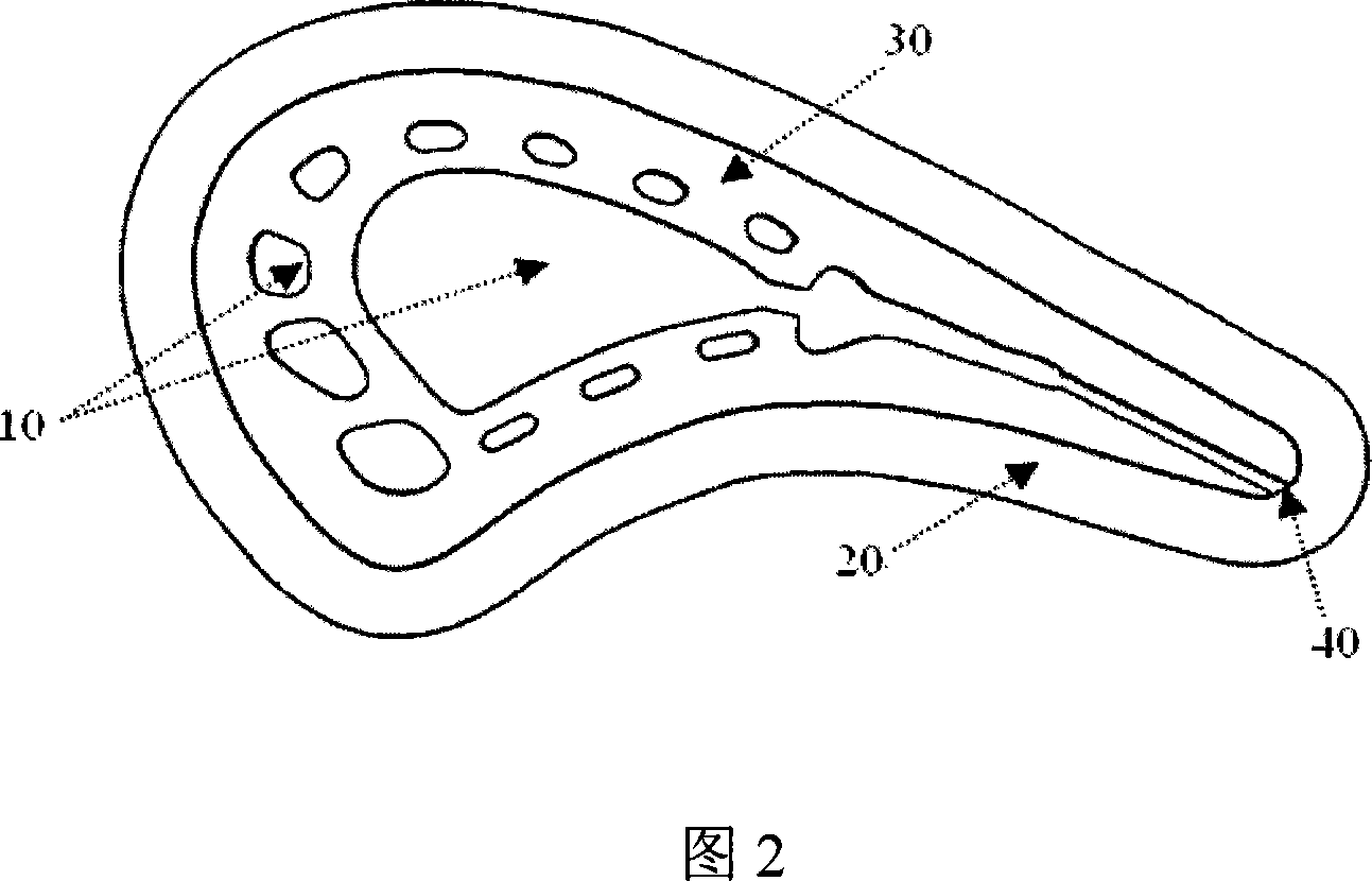 Method for casting mould core and shell integrated ceramic