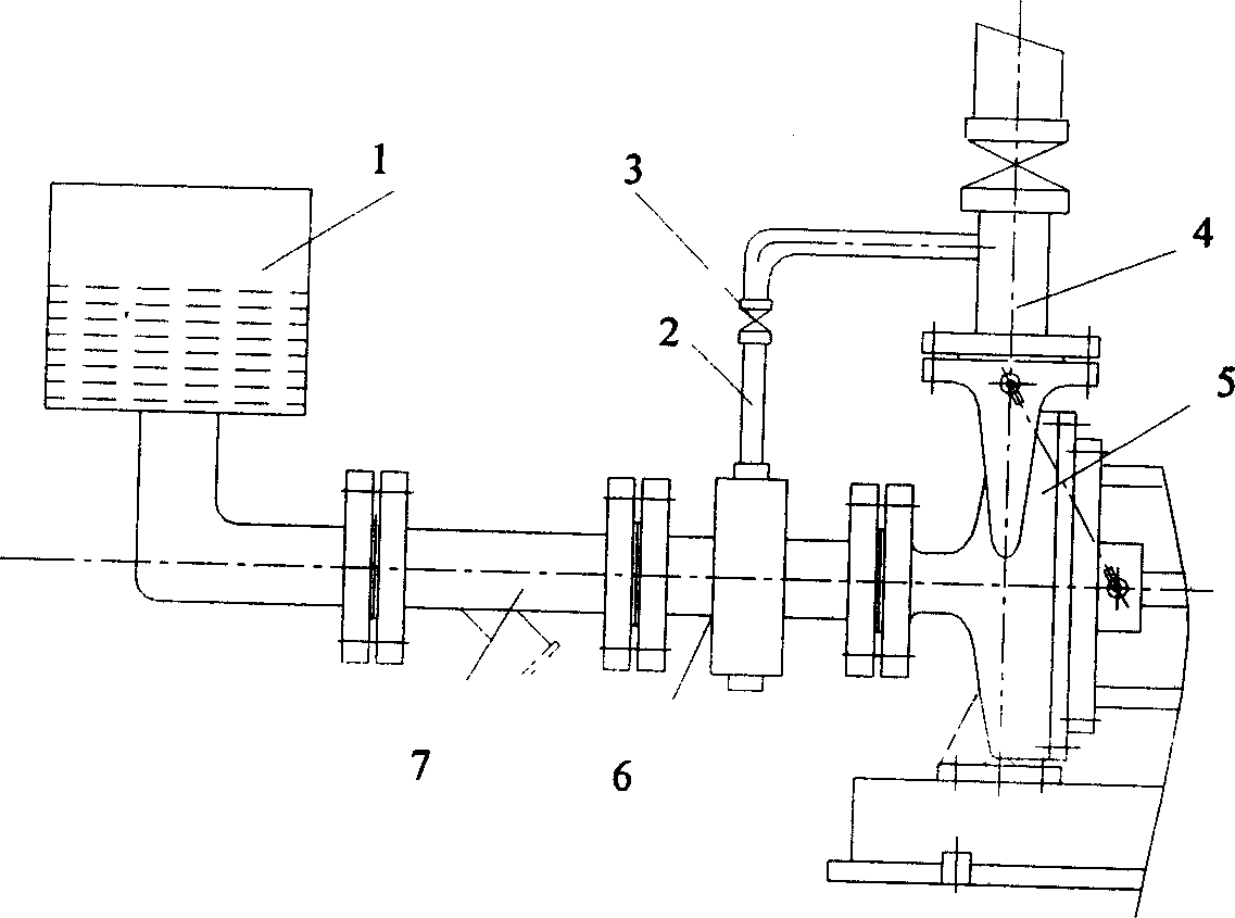 Ejector capable of raising the cavitation performance of centrifugal pump