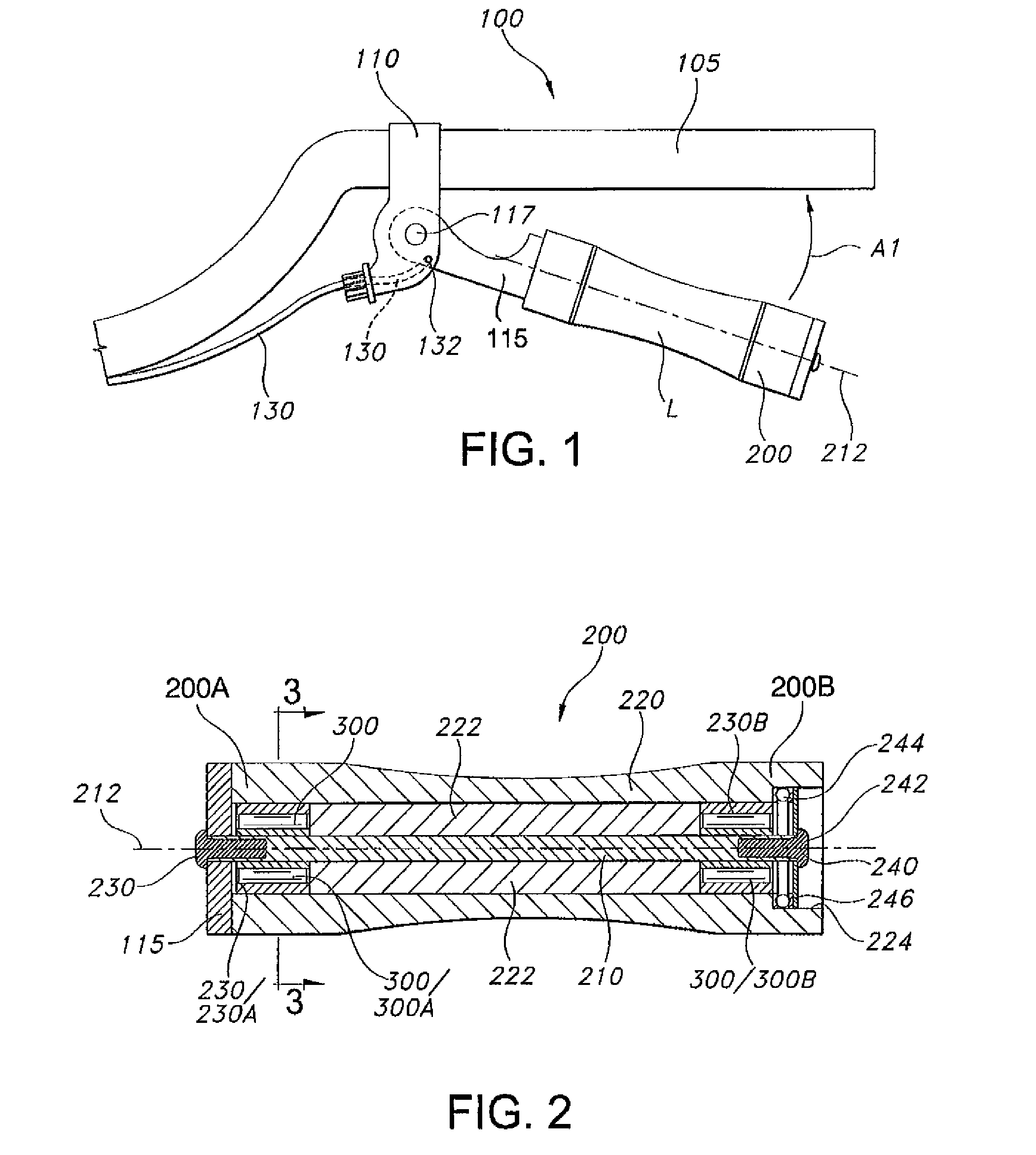 Actuation lever