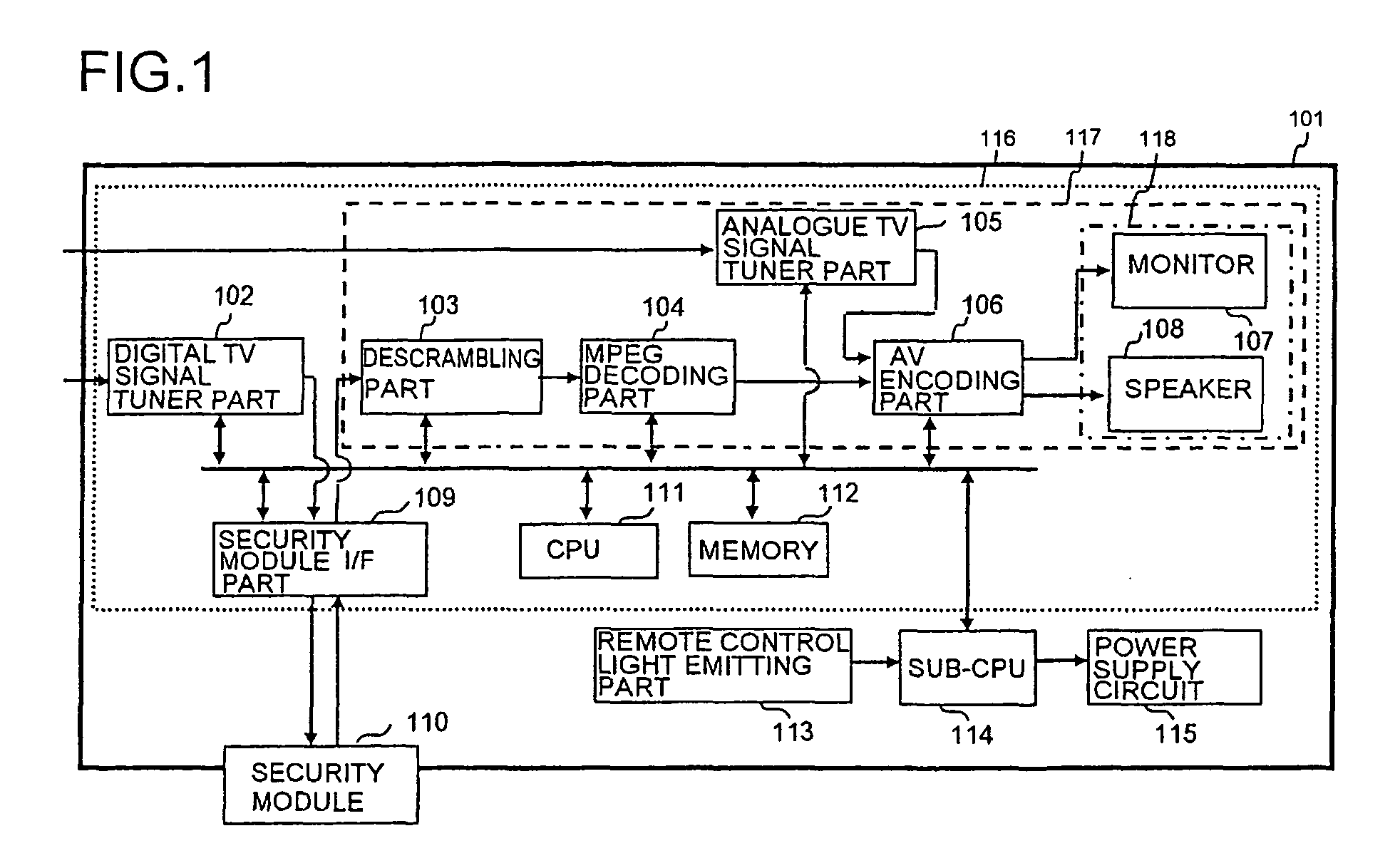 Television receiver having a plurality of standby power modes