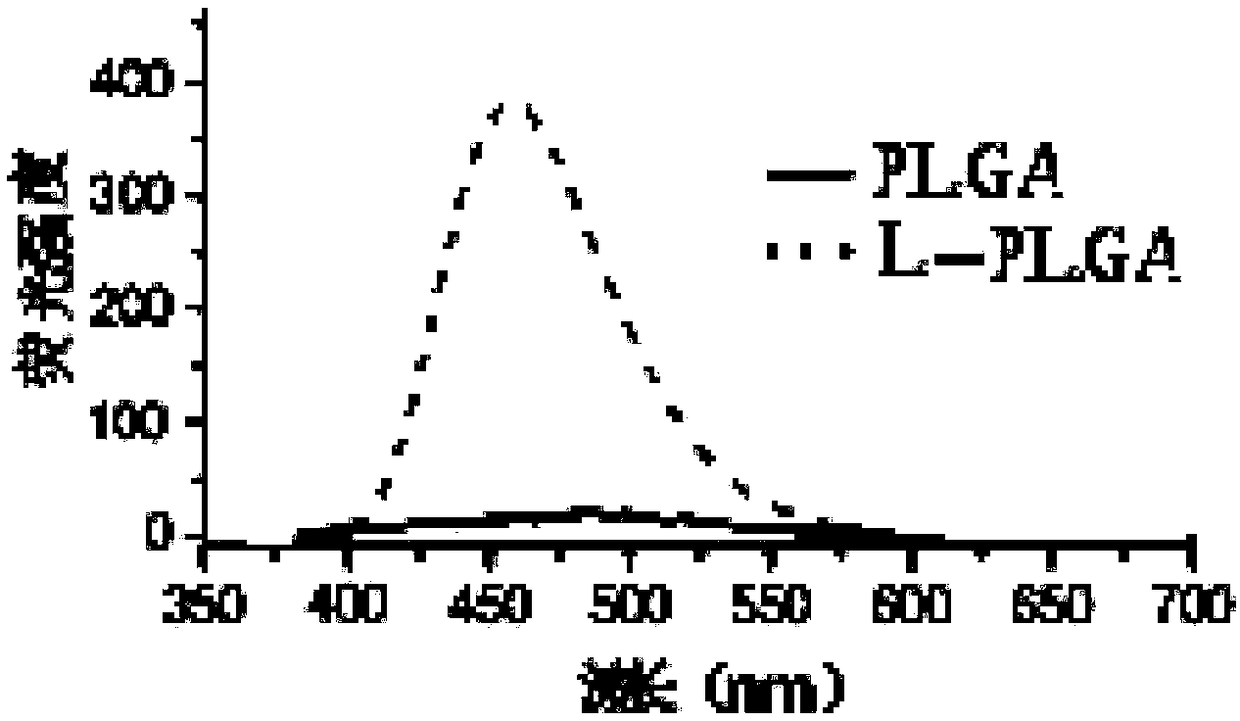 Degradable curcumin derivative-polylactic acid-polyglycolic acid composite film, and preparation method thereof