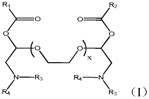 A steel bar rust inhibitor containing gemini amino ester