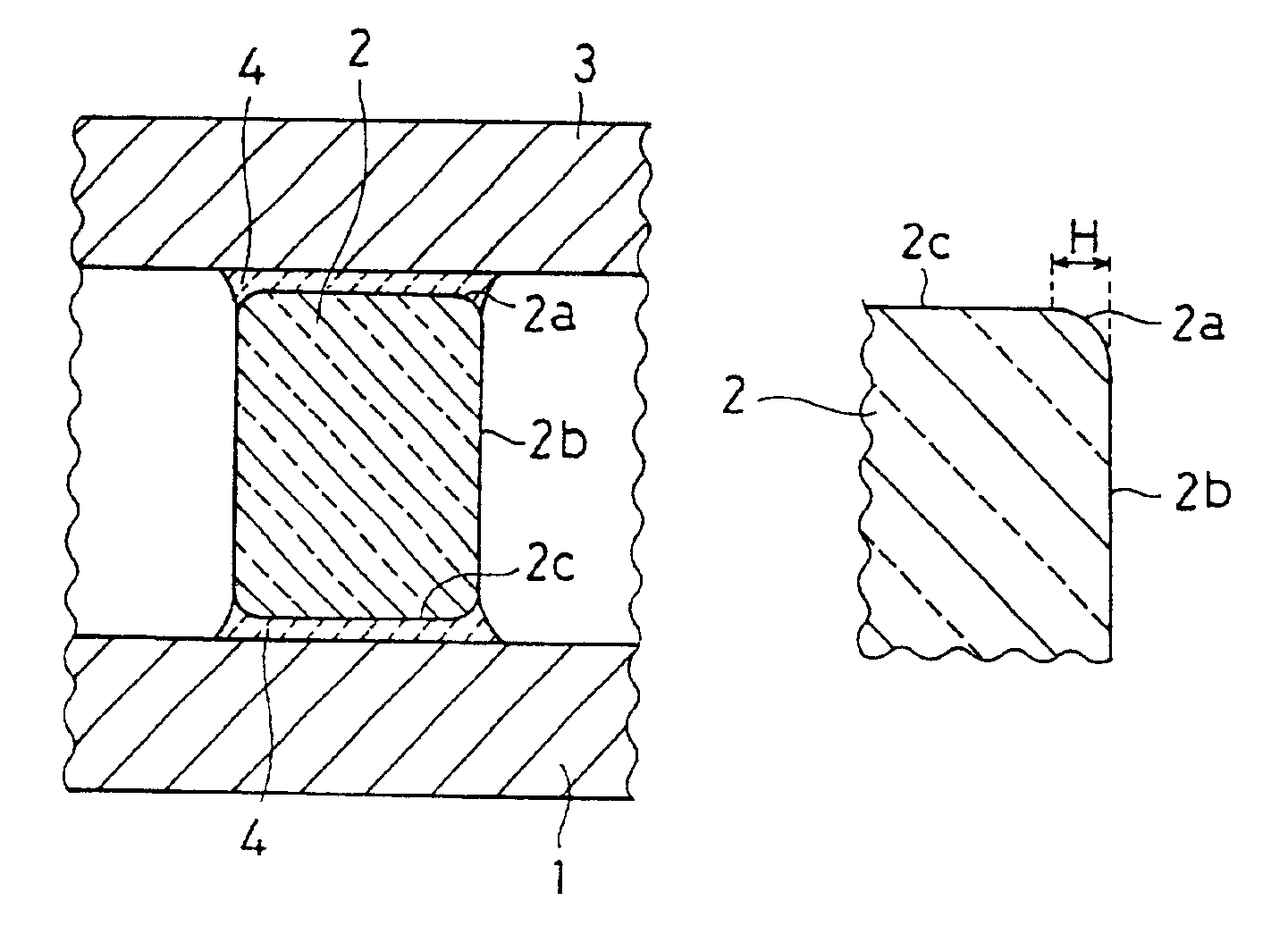 Non-radiative dielectric waveguide and millimeter wave transmitting/receiving apparatus