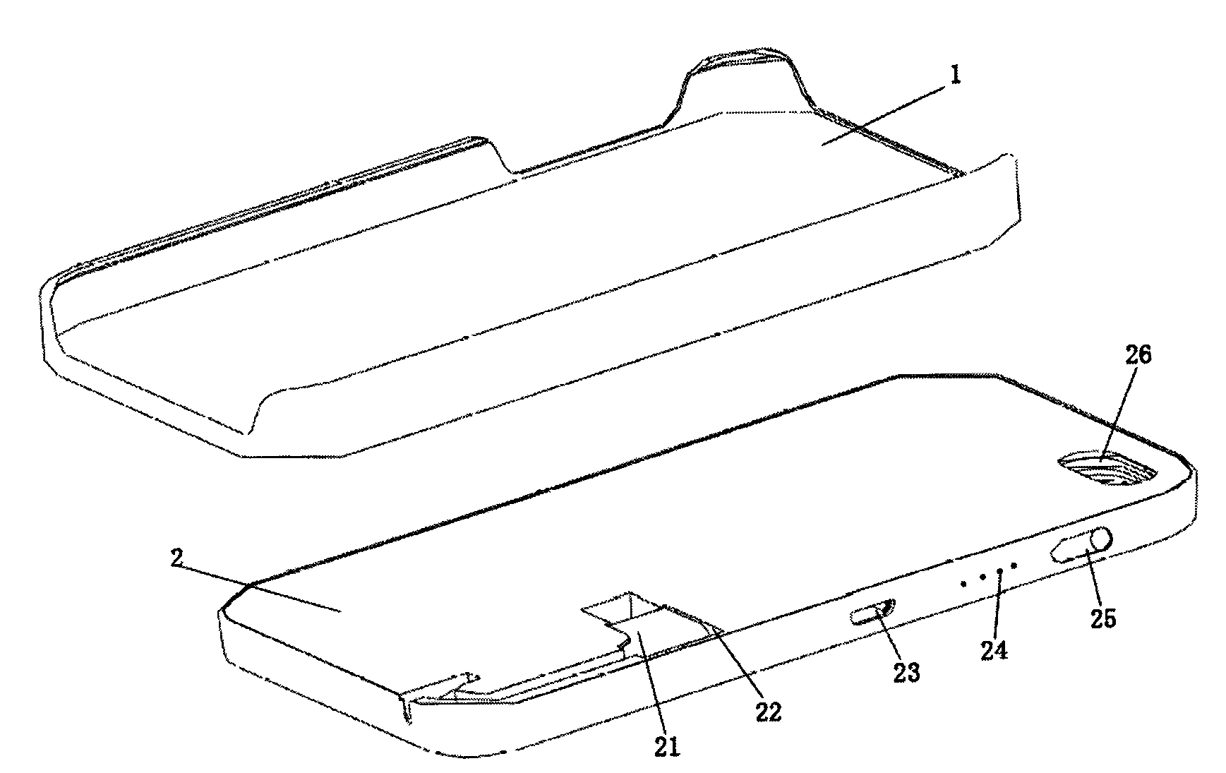 Sideslipping side-standing rotatable back-clamp battery structure
