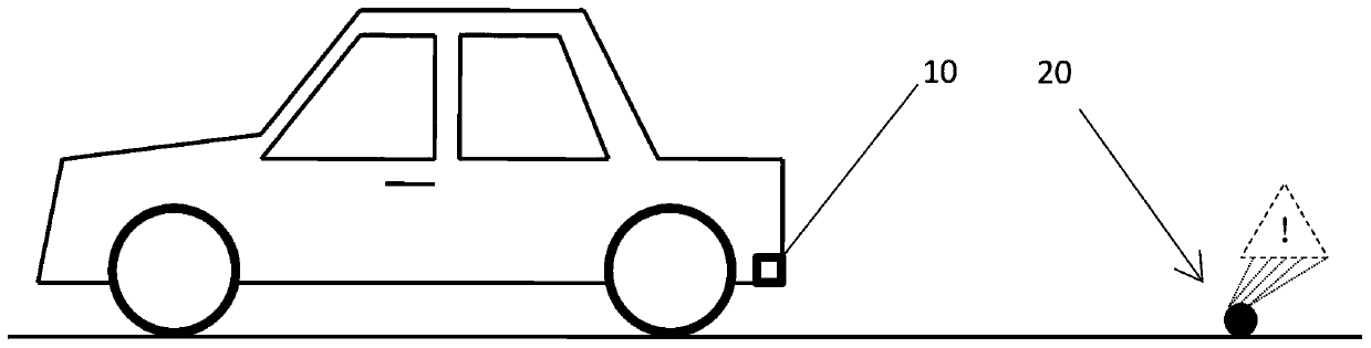 Vehicle warning method