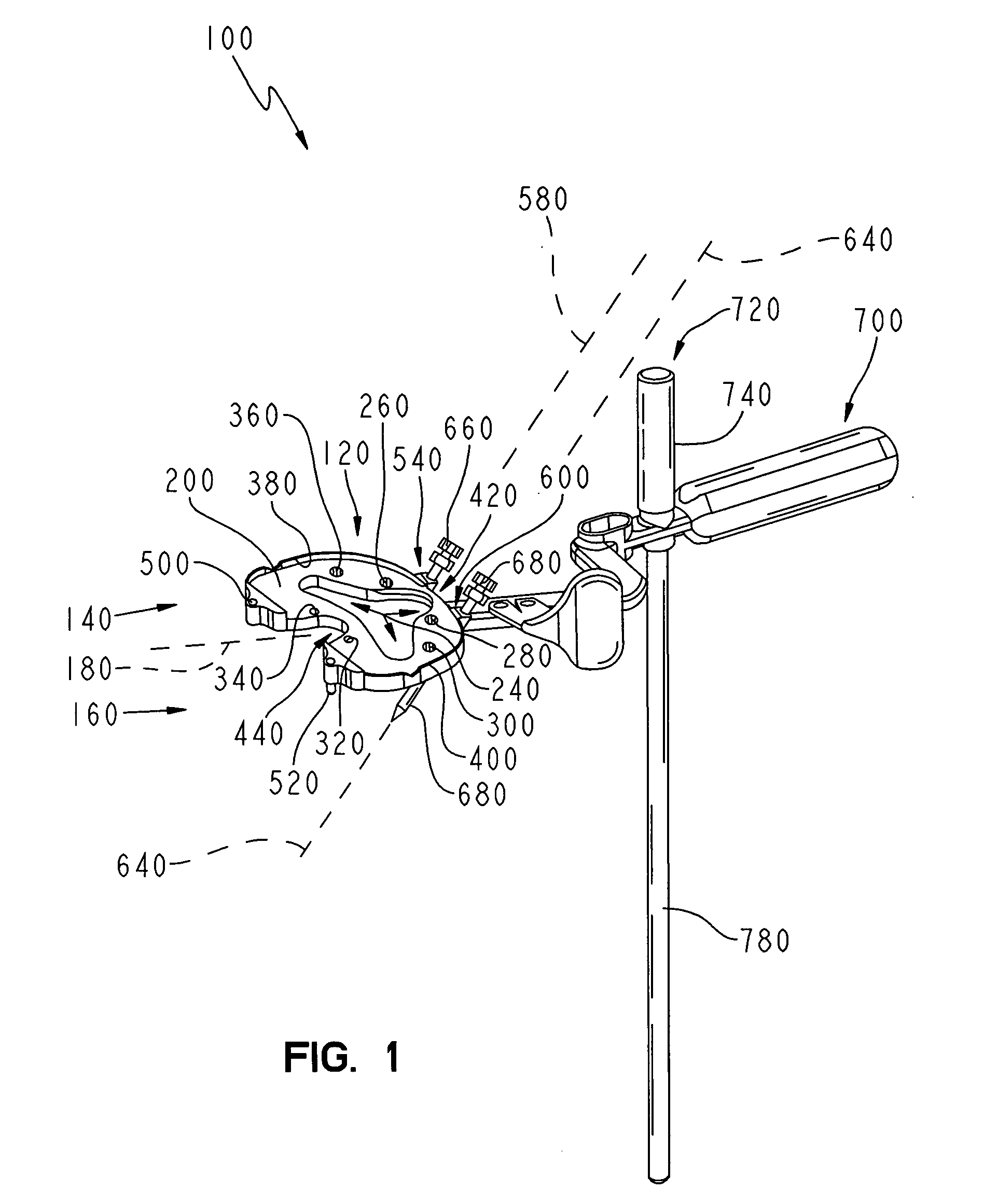 Tibial sizing apparatus and method