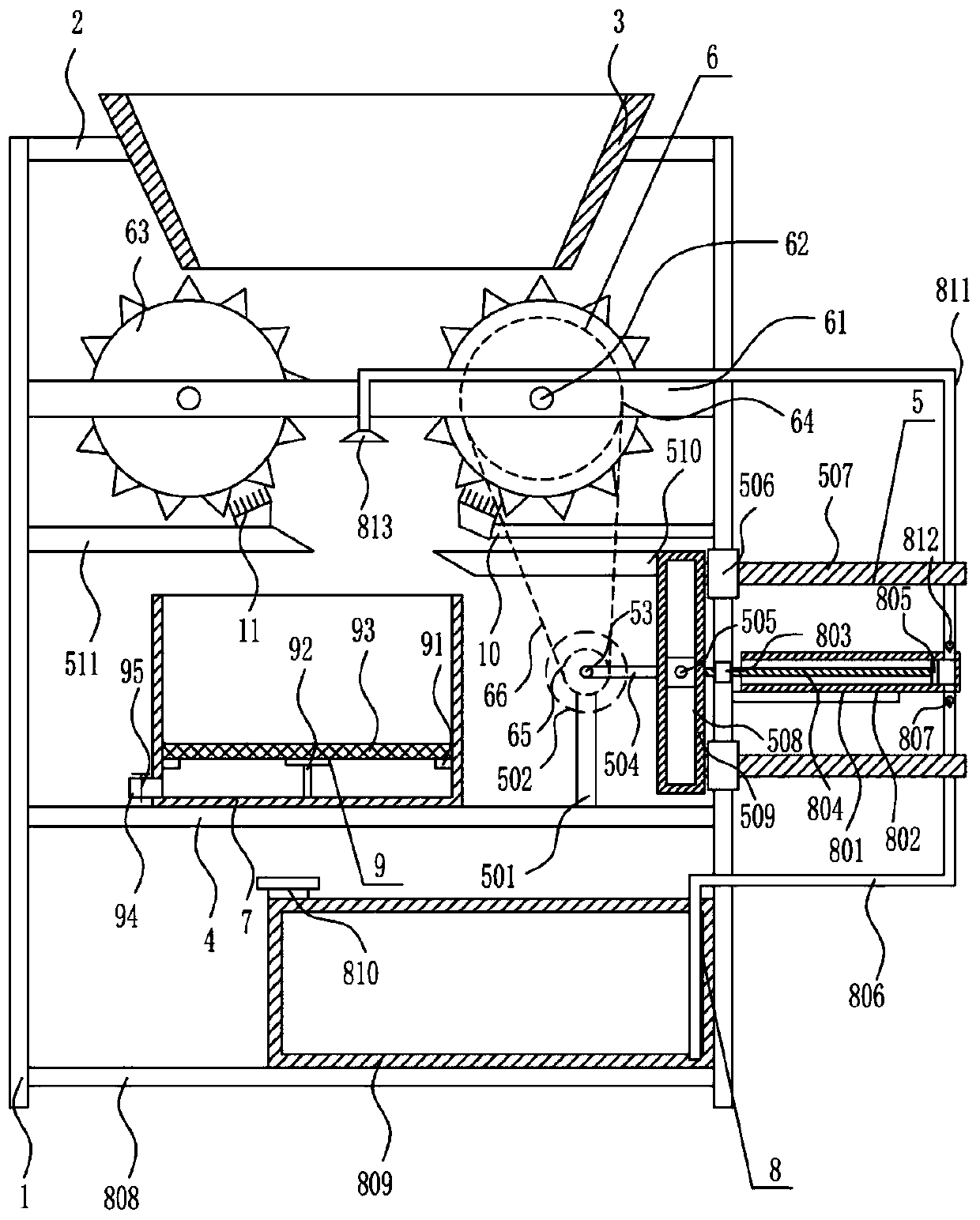 Plastic bag shredding equipment for plastic bag recycling