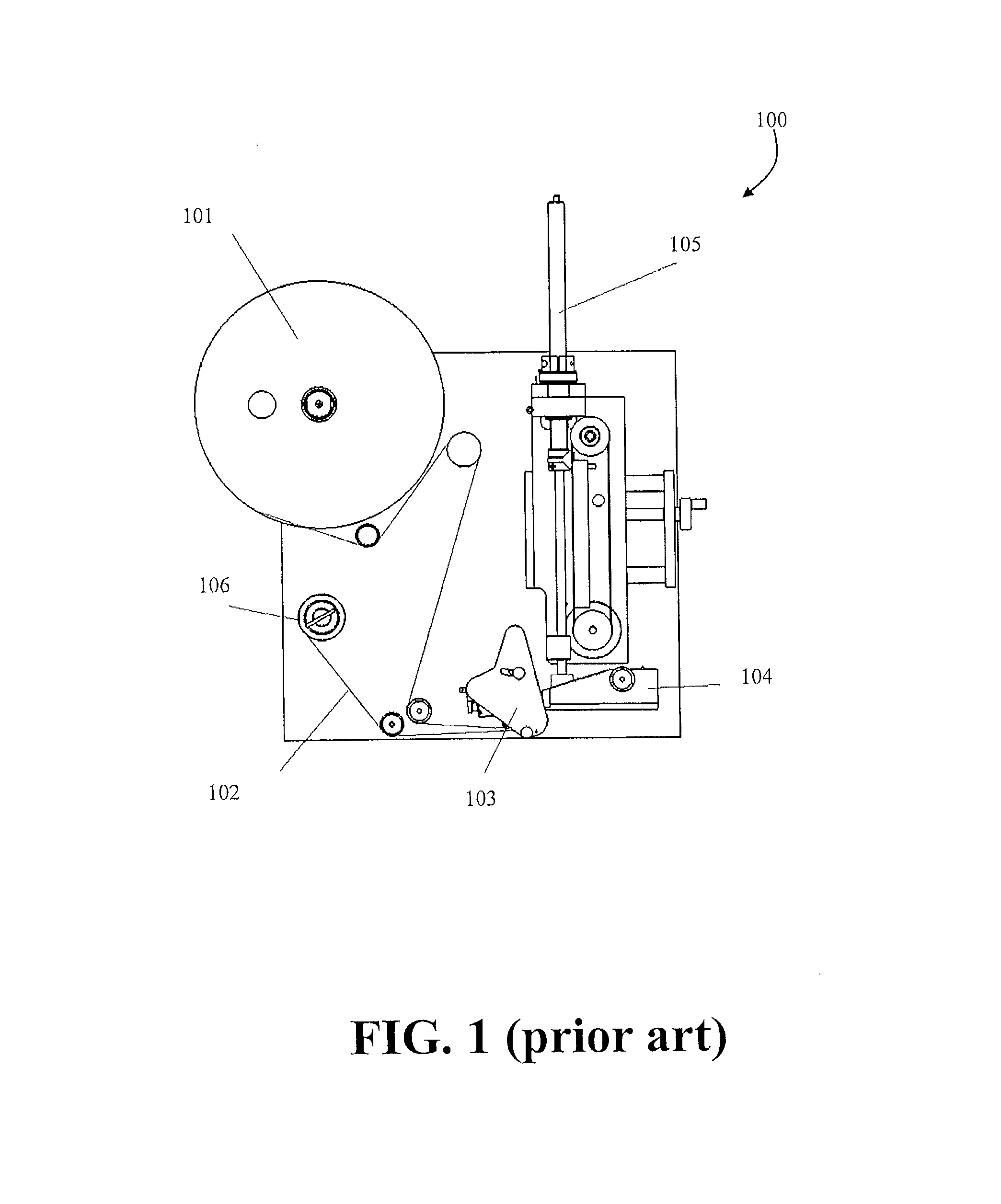 Labeling device for labeling objects, in particular moving objects