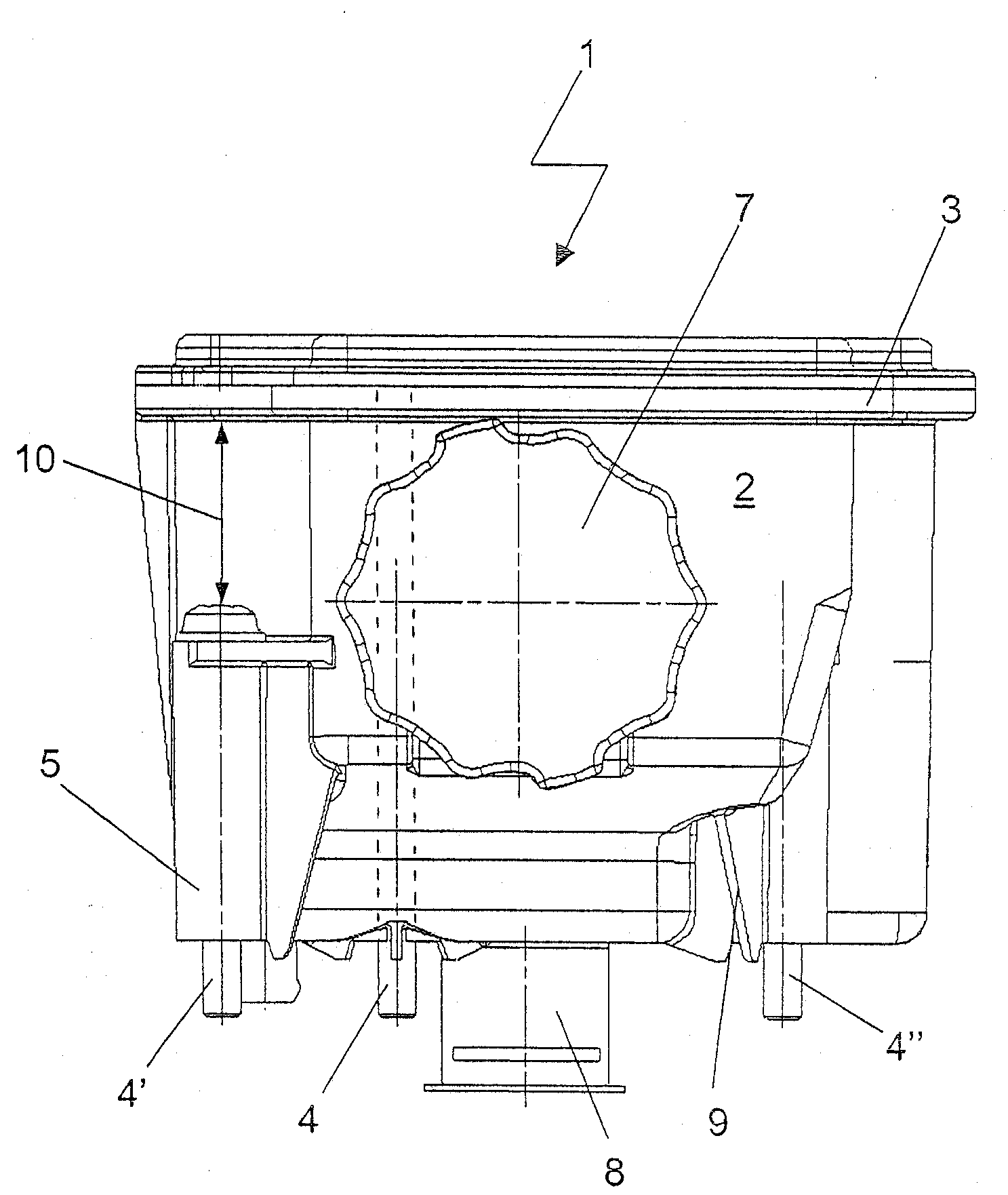 Tank for Oils or Liquids for Direct Fastening on a Fastening Surface