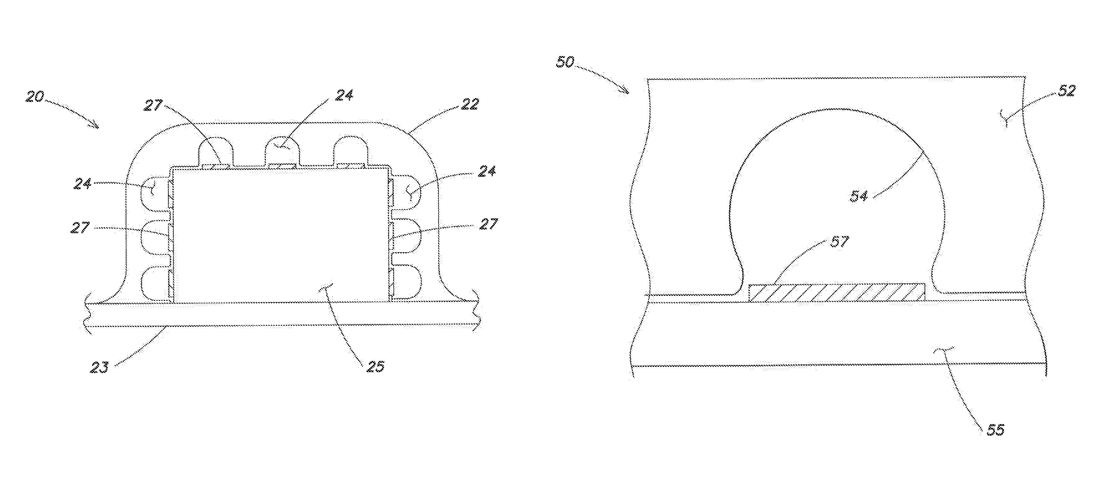 MEMS devices anti-stiction coating and encapsulant having opposing water resitive characteristics