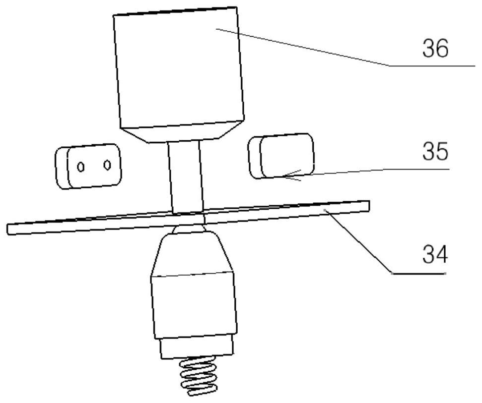 A vision-guided mirror milling top support device for thin-walled parts