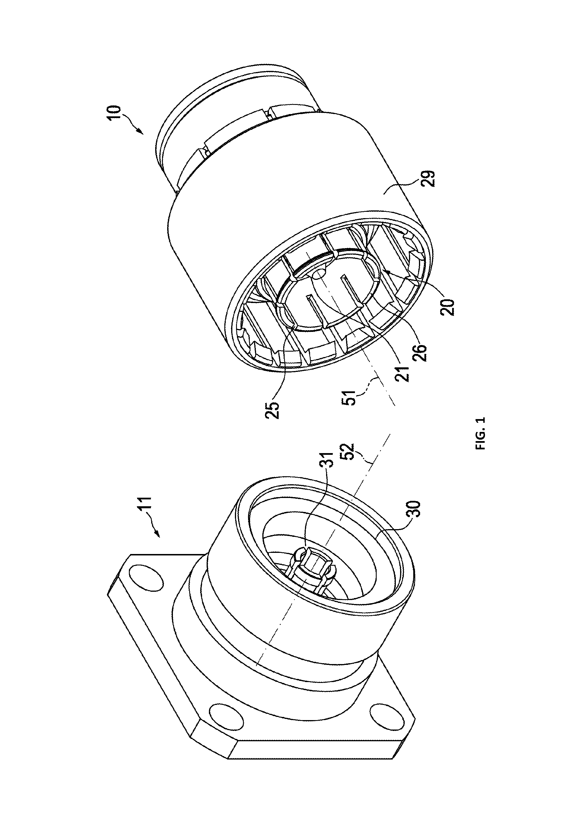 Coaxial, plug and socket connectors with precision centering means