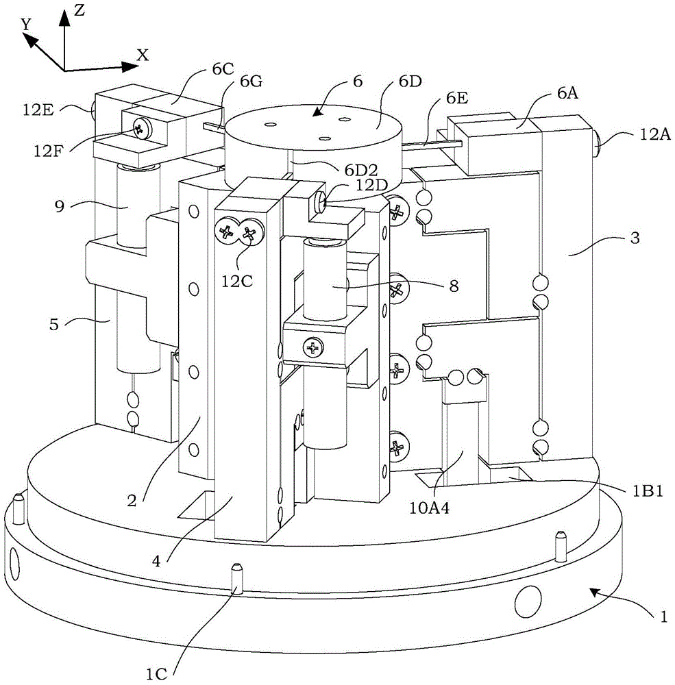 A two-degree-of-freedom flexible parallel alignment device with a remote center of rotation