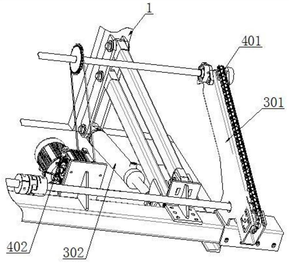 Profile steel buckling stacking method and stacking equipment