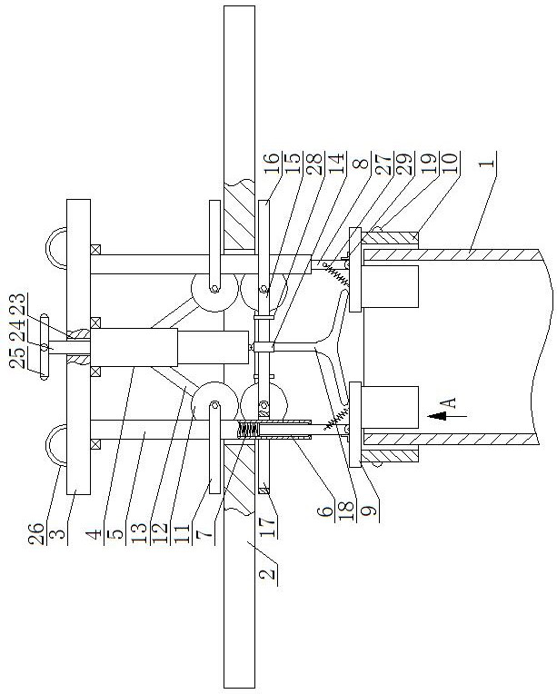 A continuous reforming reactor sealing device for reforming liquefied gas production