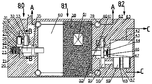 Door opening and closing device according to voice recognition for store