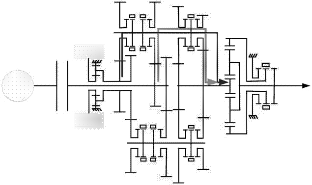 Multi-degree-of-freedom power shift parallel hybrid multi-speed transmission