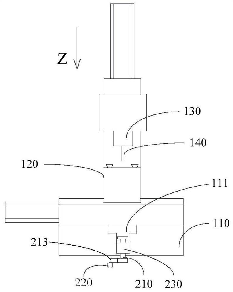 Milling cutter tool setting mechanism, milling machine and milling cutter tool setting control method