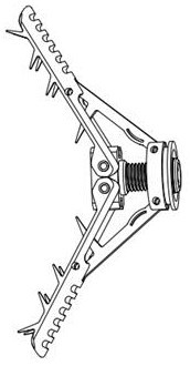 Clamping and locking medical instrument and use method thereof