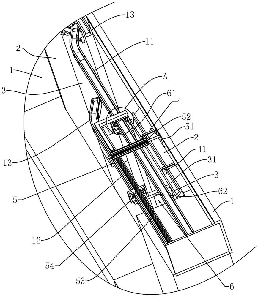 A sliding door structure