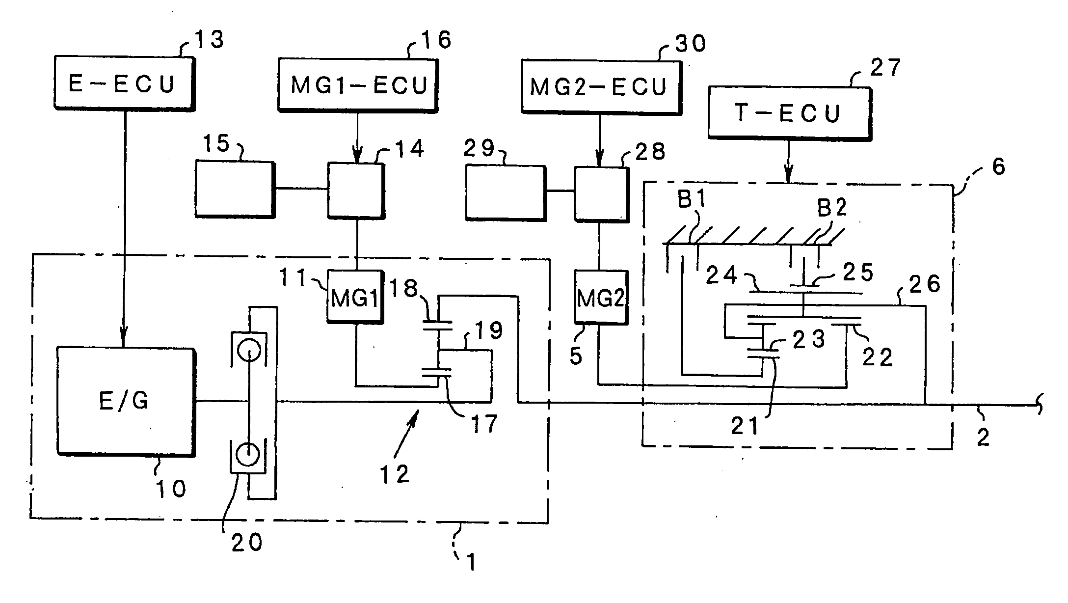 Control System For Hybrid Vehicles