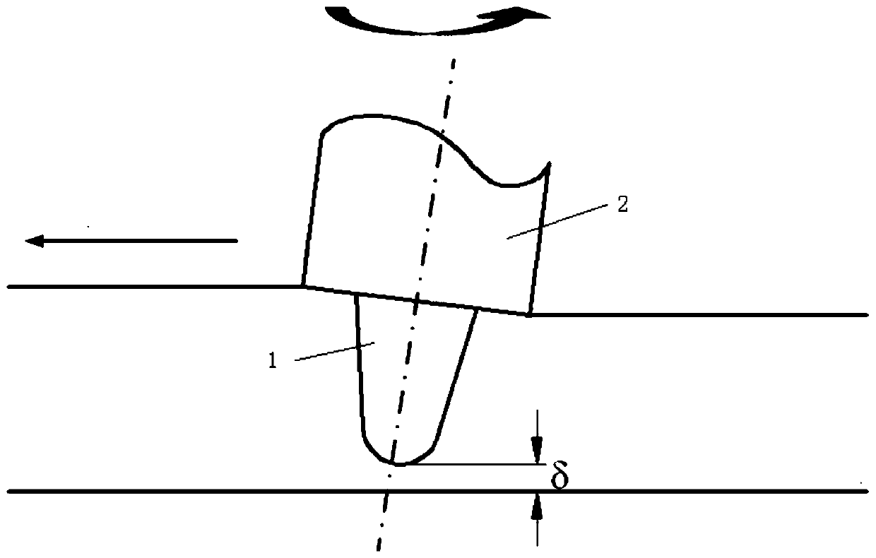 A constant displacement control method and device for a friction stir welding spindle