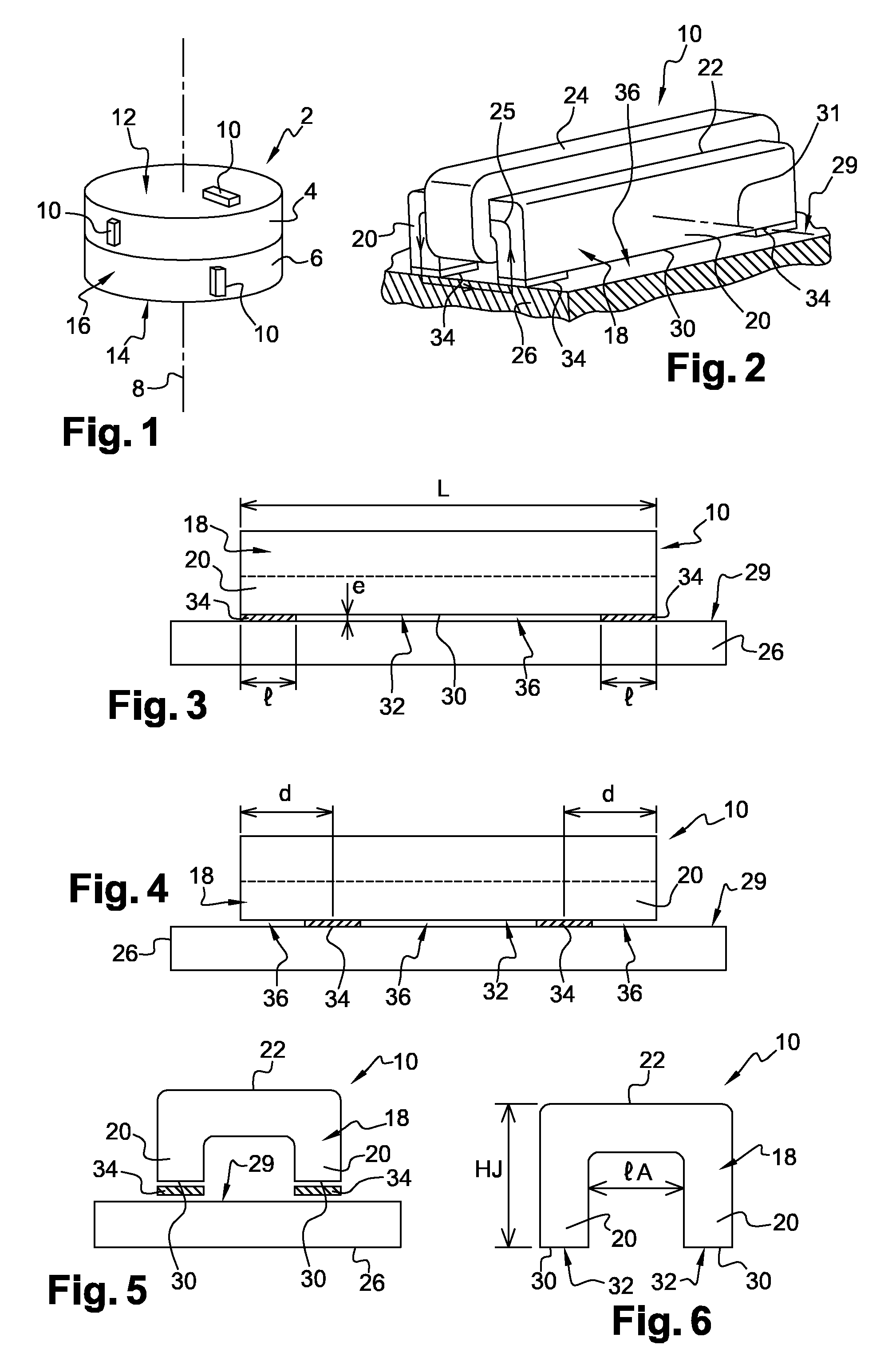 Vulcanizing press for tire blanks provided with inductors