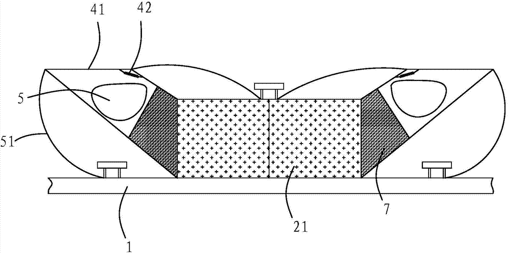 Protection device and method for out-of-control crash of rotary-wing-type unmanned aerial vehicle