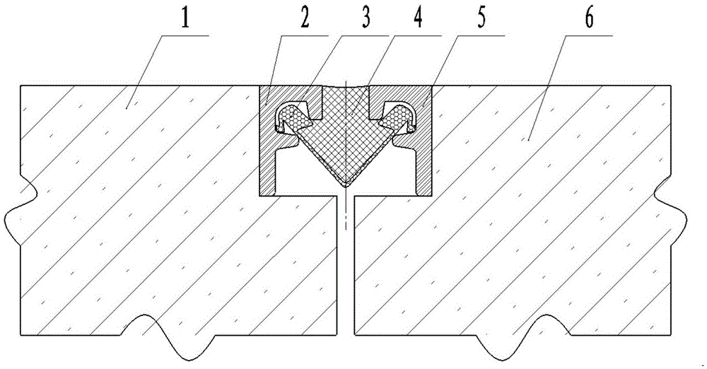 A sealing protection structure of a highway bridge telescopic device
