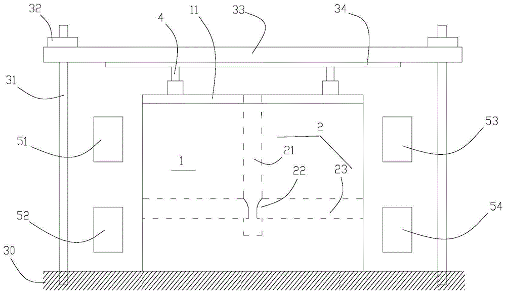 Three-dimensional physical model experiment device and method of Matoumen in deep shaft