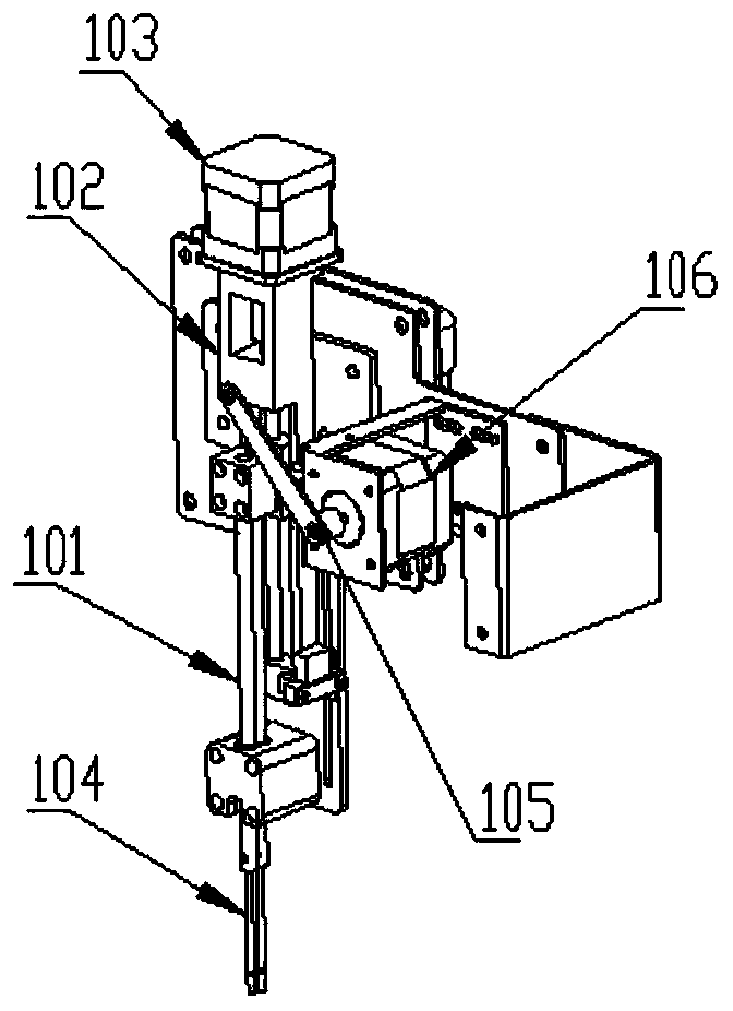 Separated lockstitch sewing device and sewing method